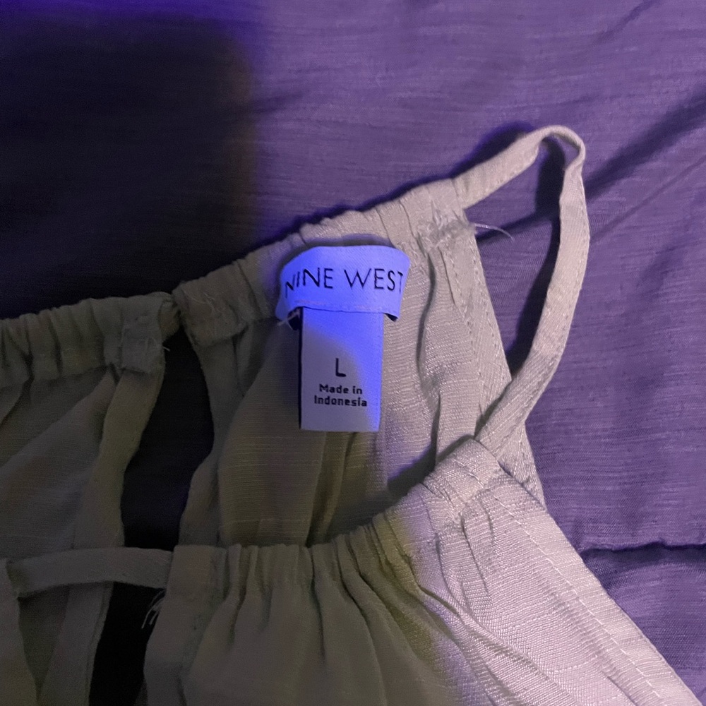Nine West Beige Strappy Top